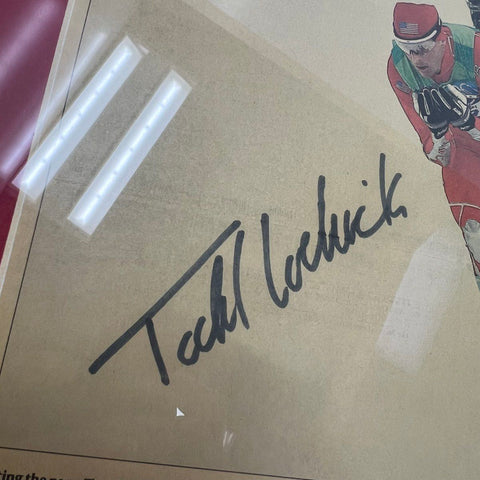 Todd Lodwick Signed 2010 Vancouver Olympics Newspaper USSA Provenance Framed
