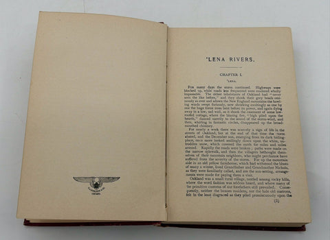 Antique Lena Rivers Mary J Holmes M A Donohue Co Hardcover Book Early 1900s