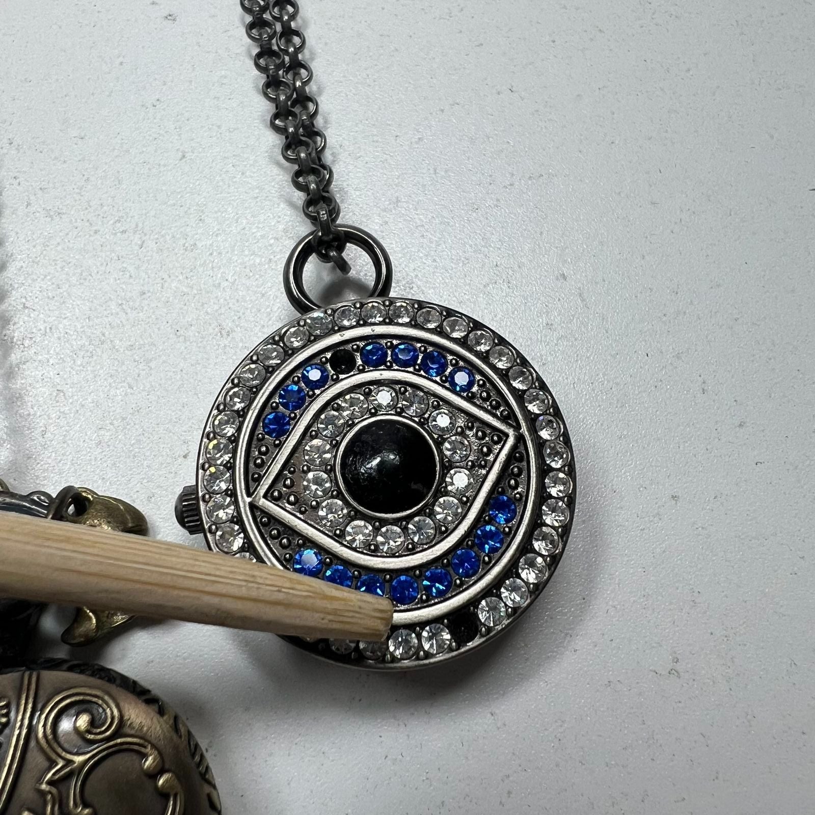 Lot of 5 Pocket Necklace Watches UNTESTED AS-IS