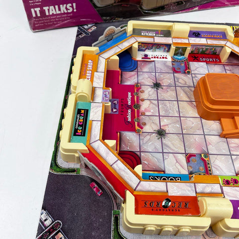 Mall Madness Milton Bradley Electronic Talking Shopping Spree Board Game 1989