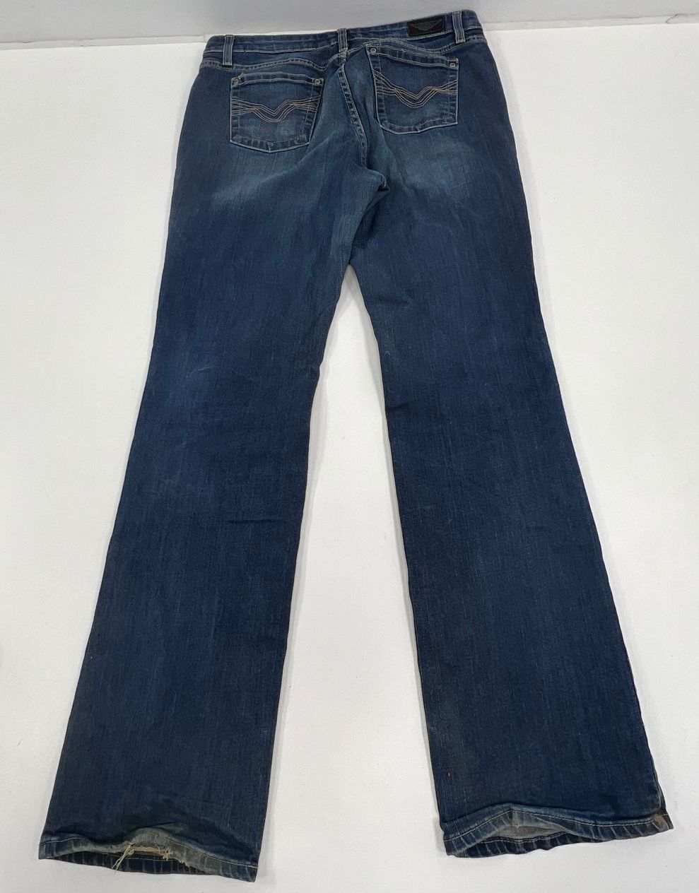 Women's Harley Davidson Blue Dark Wash Denim Jeans Lot of 3 - Size 16 Xtra Tall