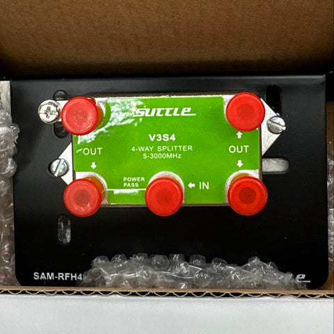 Lot of 2 Suttle SOHO Access SAM-RFH4 4-Port Video Splitter 3GHz Not Tested As Is
