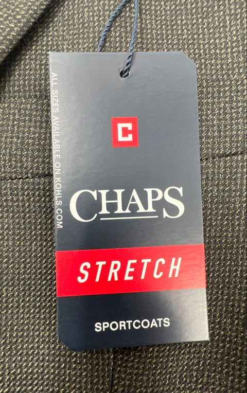 Chaps Men's Caney Brown Stretch 2-Button Sport Coat Blazer NWT Sz 40R
