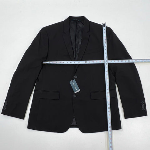 Perry Ellis Men's Black Stretch Core Blazer Suit Jacket NWT Sz 46 Reg