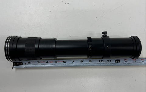 420-800mm f/8.3 Super Telephoto Zoom Lens Manual Focus T-Mount w/ Case