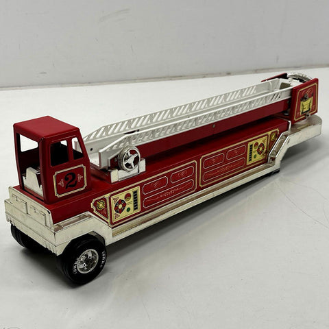 Vintage Tonka Aerial Ladder Fire Truck No 2 Made in USA 24 Inch Extending