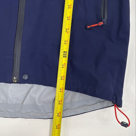 Montane Men's Alpine Pro Jacket Navy Blue Gore-Tex Hooded Rain Shell Sz S