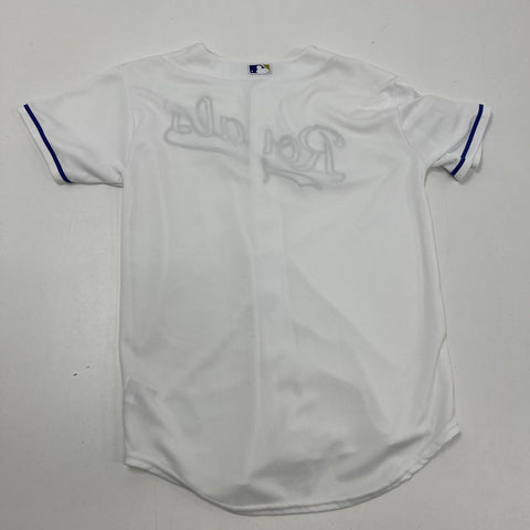 Majestic KC Royals 2014 World Series Cool Base Baseball Jersey Youth L 14-16