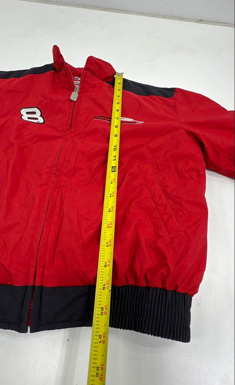 Vintage Y2K Chase Authentics Youth NASCAR Dale Earnhardt Jr #8 Jacket Red M