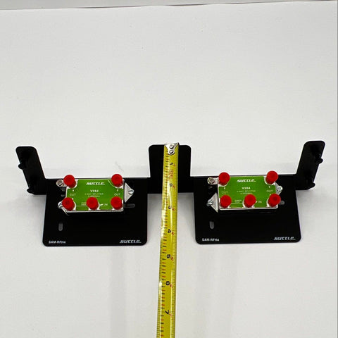 Suttle V3S4 4-Way 3GHz Video Splitter with SAM-RFH4 Bracket 2pc Lot Not Tested