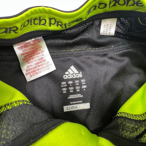 Adidas Men's Munster Rugby 2011 2012 Away Jersey Shirt Black Green Toyota