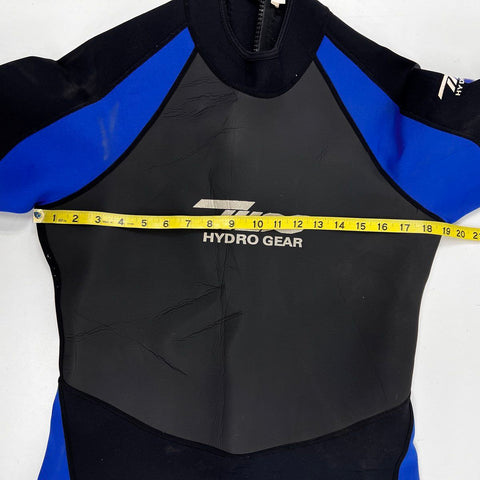 Tilos Hydro Gear Full Wetsuit Size XL Neoprene Diving Surfing Black Blue
