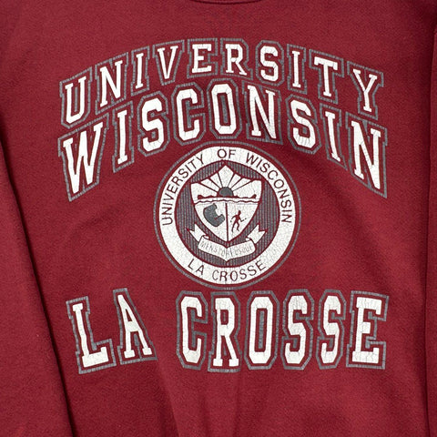 Vintage 90s Soffe University of Wisconsin La Crosse Crewneck Sweatshirt XXL