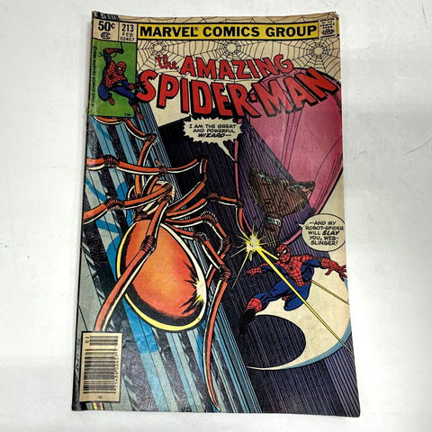Marvel and DC Comic Lot 9 Comics 1980-1981 Bronze Age Spider-Man Captain America
