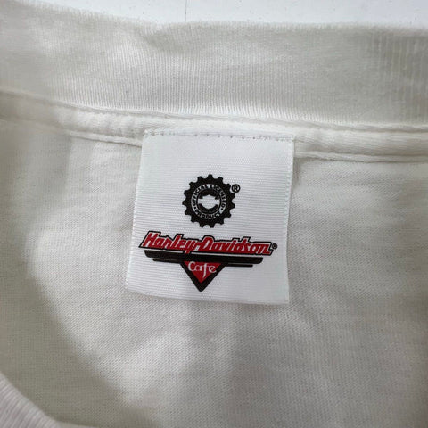 Vintage 90s Harley-Davidson Cafe Las Vegas Biker T-Shirt Sz XL