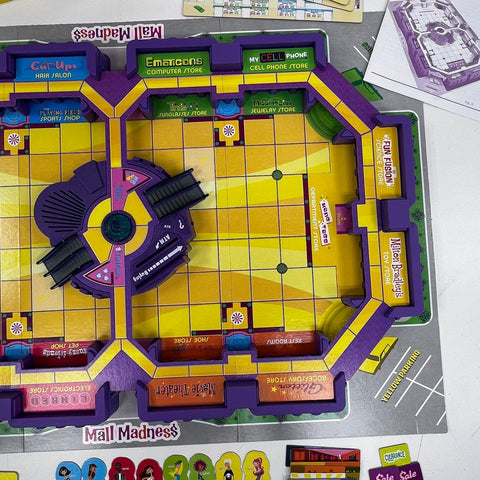 Milton Bradley Mall Madness 2005 Talking Electronic Shopping Board Game