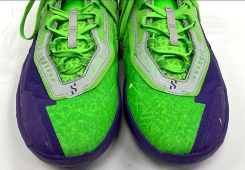 Puma Breanna Stewart Stewie 2 Toxic Basketball Shoes Green Purple Mens Size 15