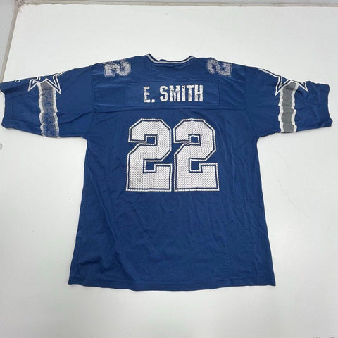 Vintage 90s Starter Dallas Cowboys Emmitt Smith NFL Football Jersey Sz XL