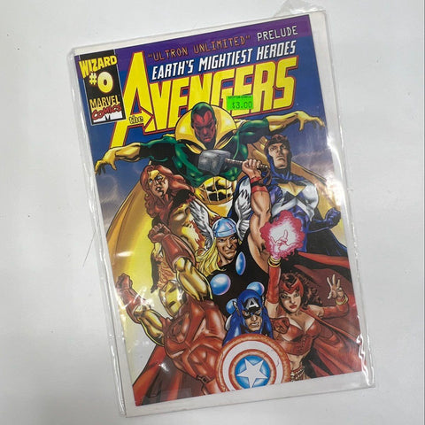 Avengers Heroes Return Lot 4 Comics #2 #3 Wizard #0 Rough Cut Marvel 1998