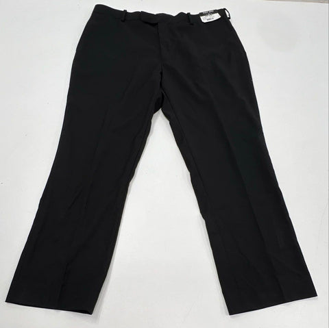 West End Men's Black Slim Fit 2-Piece Suit Polyester Blend Size 46R 40W NWT