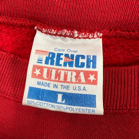 Vintage 90s Trench Men's NFL Kansas City Chiefs Red Sweatshirt Graphic USA L