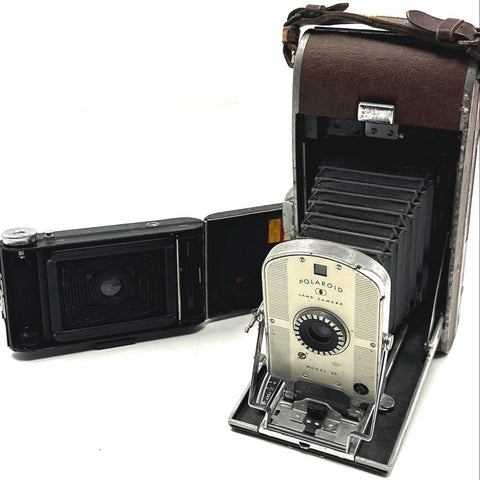Vintage Polaroid Model 95 Land Camera & Kodak 620 Folding Camera 2 Piece Lot