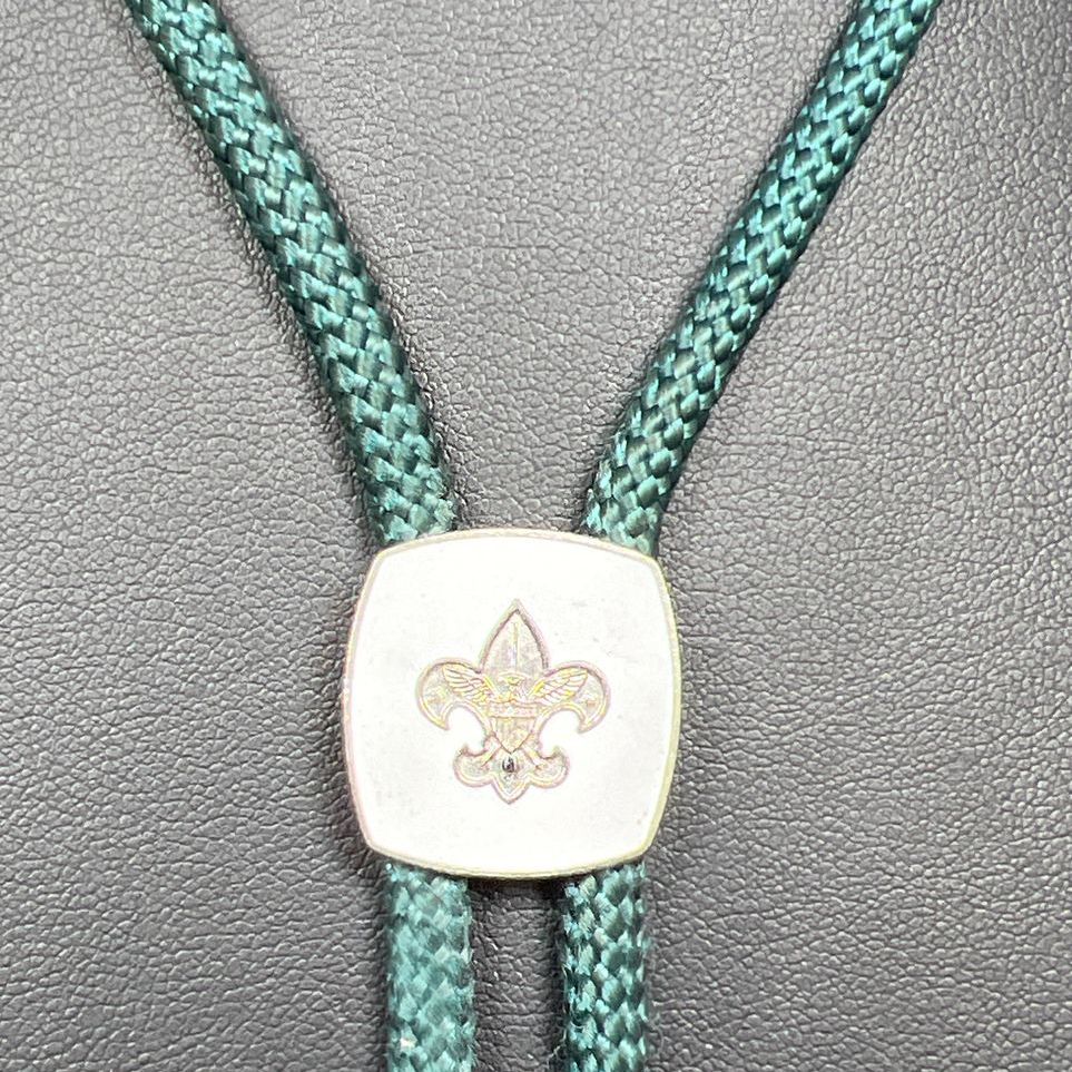 Boy Scouts of America Green Cord Bolo Tie