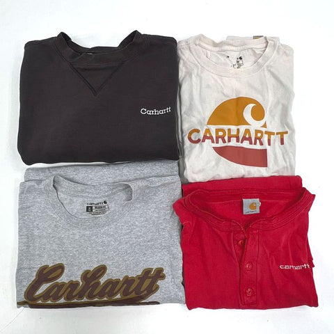 Vintage 90s Carhartt USA Henley & Modern Workwear Shirt Lot of 4 Sz L-XXL