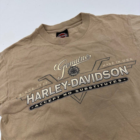 Vintage 1986 Harley-Davidson Cherokee Iowa Single Stitch Hanes Beefy-T Sz M