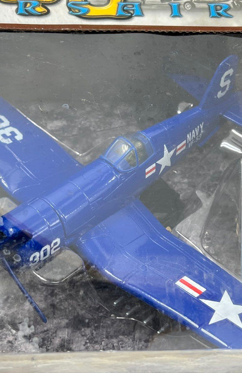 Motor Max F4U Corsair US Navy Blue 1:48 Scale Die-Cast Model Airplane New