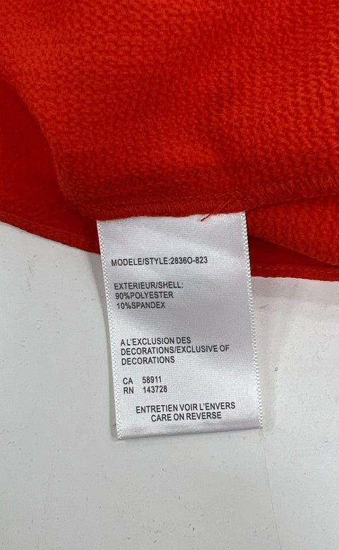 NWT Women's Tribal Orange-Red Studded Loose Polyester Tank Top - Size Small