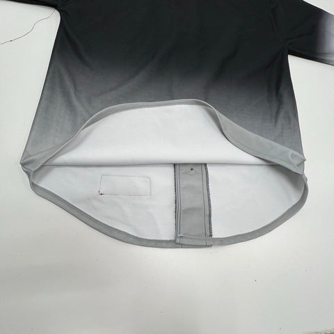 Colosseum Texas A&M Aggies Men's Baseball Jersey Gray Black Ombre Button Up Sz M