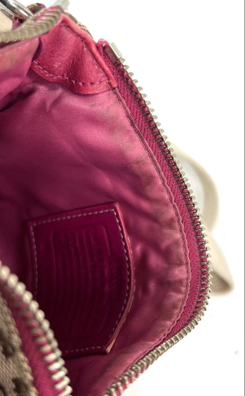 Coach Signature C & Optic C Canvas Crossbody Bag Purse Lot of 2