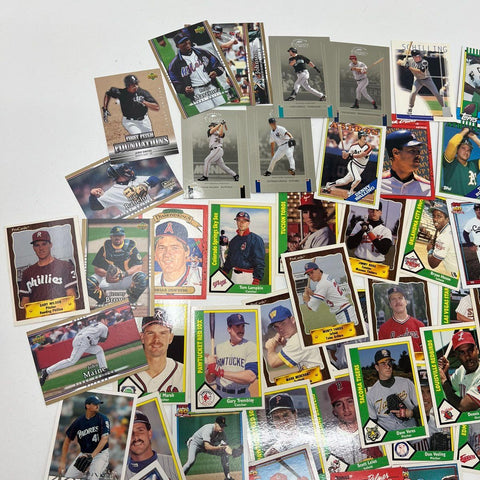 Baseball Card Lot 150+ Topps Upper Deck Donruss 1990s-2000s MLB Era Mix