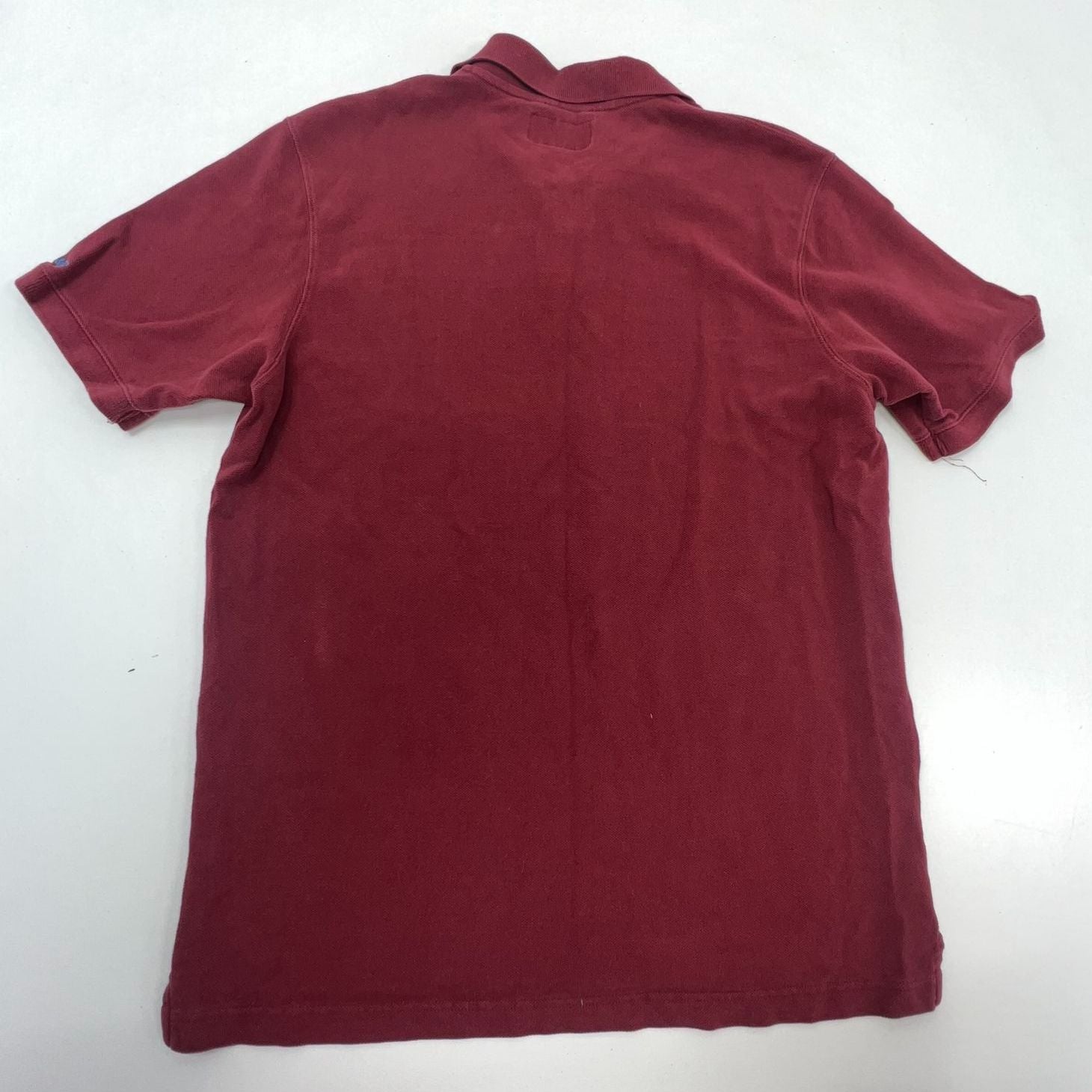 Vintage 1990s Abercrombie and Fitch Red Burgundy Polo Men's Large