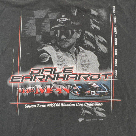 Vintage NASCAR Dale Earnhardt Shirts Lot of 2 Wrangler The Man Sz XL 2XL