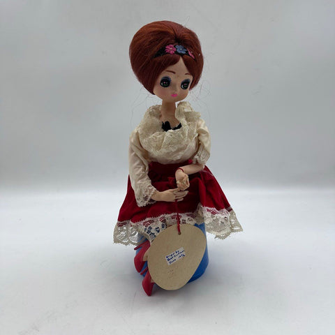 Vintage Ace Shoji Musical Fashion Doll Japan Revolving Doll Tested 14" With Box