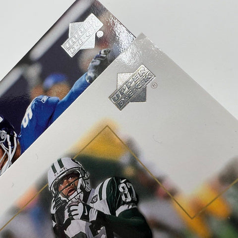 100+ Card Football Lot NFL Topps Upper Deck 1990s 2000s Stars & Inserts