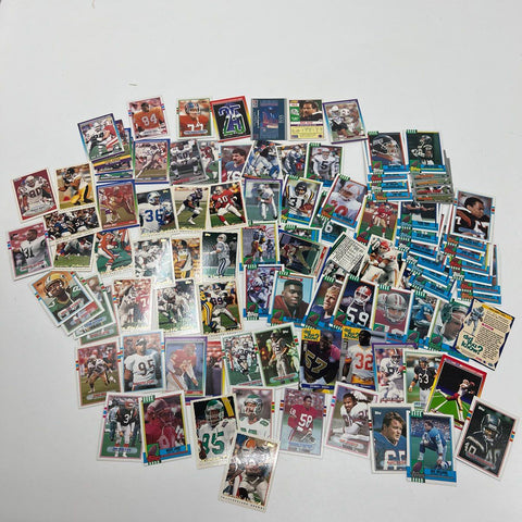 150+ Vintage NFL Football Card Lot 1980s-90s Topps Score Pro Set Commons