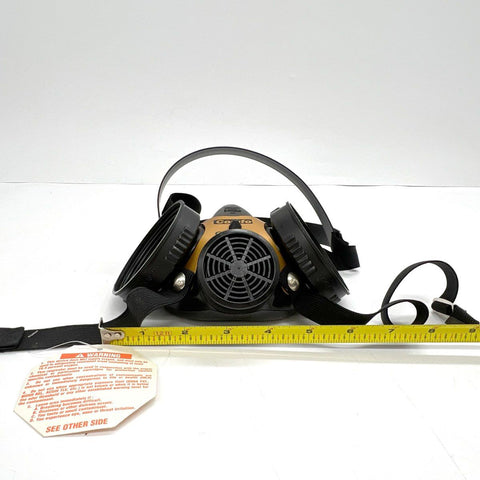 MSA Comfo Classic Half-Mask Respirator Face Mask Black Gold NWT Sz L