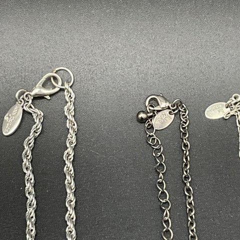 Lia Sophia Liz Claiborne Ann Taylor Jewelry Lot 10 Necklaces Silver Gold Tone