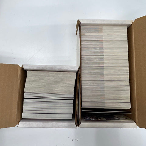 Football Card Lot Bulk Collection Early 1990s Topps Fleer Skybox See Photos