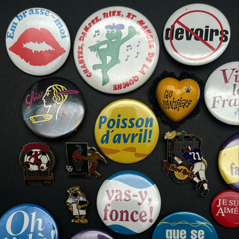Collectible Pin Lot Hard Rock Cafe Atlanta 1996 Olympics French Buttons 36pc