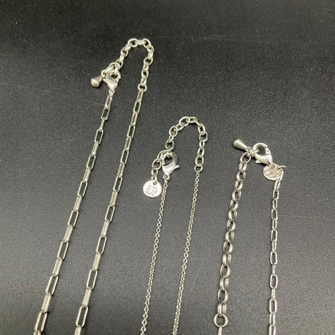 Bomb Party Fashion Jewelry Necklace Lot of 5 Floral Heart Pave Stone Designs