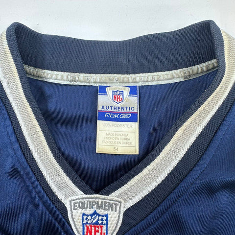 Reebok Men's Dallas Cowboys Marion Barber 24 Authentic Navy Blue Jersey Sz 54