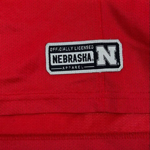 Nebraska Huskers Red Football Jersey #20 Graphic Shirt Men's Size L