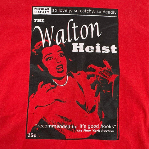 The Walton Heist Signed Band Tee T-Shirt Pulp Graphic Sz S