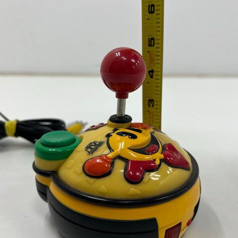 Pac-Man Plug & Play TV Game Joystick Controller 2007 Jakks Pacific Arcade