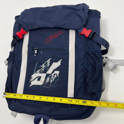 Vintage Y2K Red Bull Racing 04 Navy Blue Backpack Rucksack Embroidered Graphic