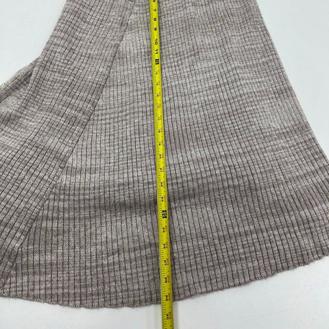 NWT Sleeping on Snow Layered Fringe Sweater Skirt Set Neutral Women's Size M